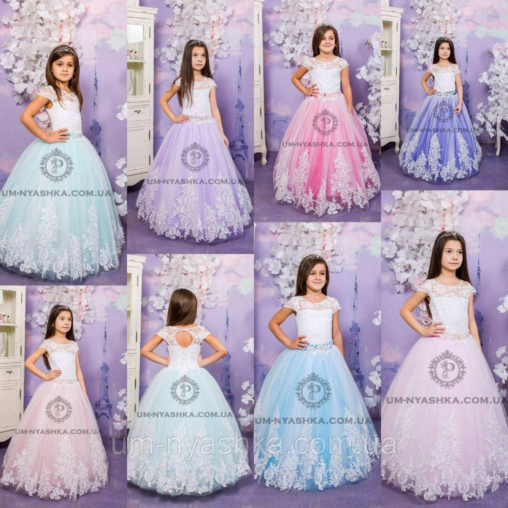 Длинное нарядное платье Дианочка Нежно-розовое на 4-5, 6-7 лет Кривой Рог - изображение 5