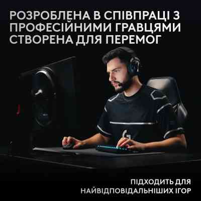 Клавіатура Logitech G Pro X 60 Lightspeed GX Tactile Wireless/Bluetooth UA White (920-011930) Вінниця