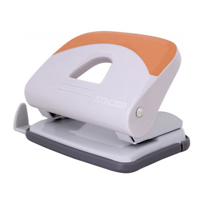 Дырокол Economix с линейкой 20 листов Серо-синий (E40128) Винница - изображение 1