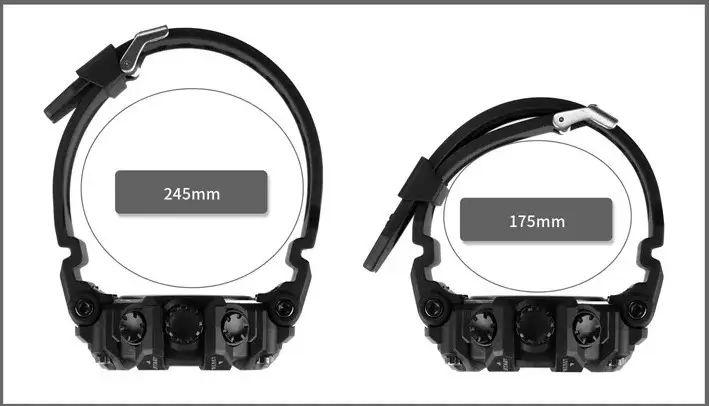 Тактические мужские часы Skmei 1968 Черный с белым циферблатом Винница - изображение 8