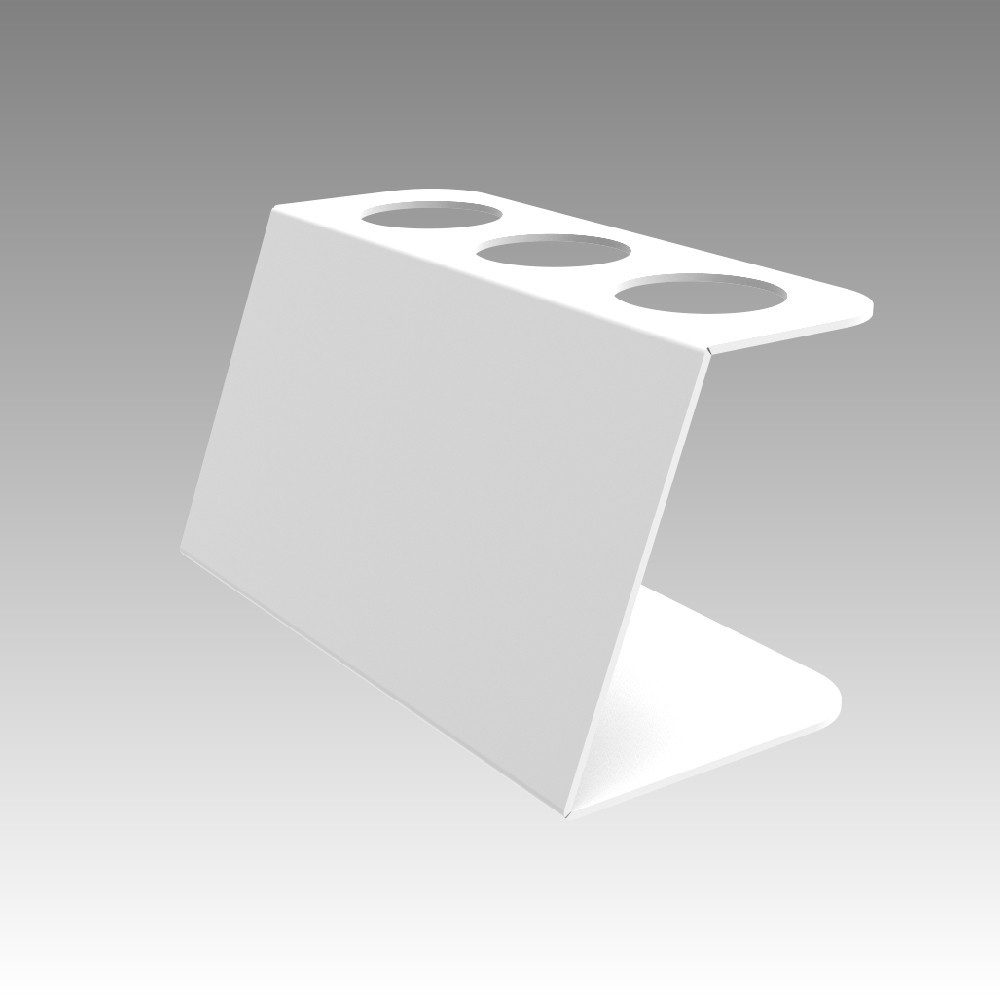 Підставка EKOSTAR для вафельного ріжка на 3шт. Біла Київ - фото 1