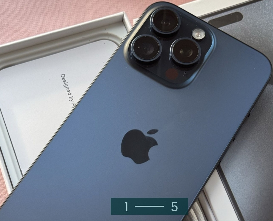 Айфон iPhone 15 Pro Max Blue 256Gb. Titanium. Київ - фото 5