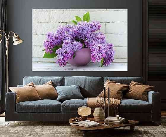 Картина полотно у вітальню / спальню     Бузок  MLP_238 ( 60х30см ) 80x120 см Київ