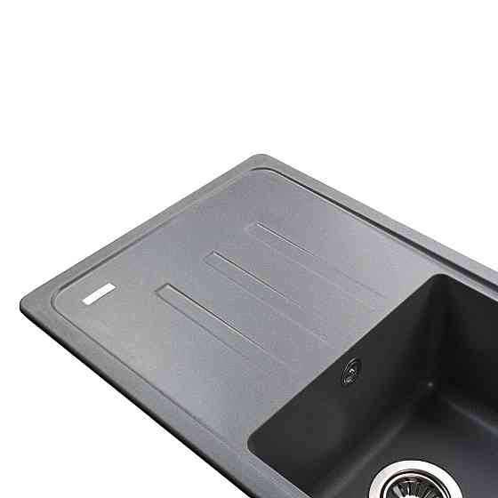 Гранитная мойка Globus Lux LUGANO серый металлик 780х435мм-А0003 (000021501) Киев