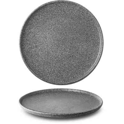 Тарелка G.Benedikt Granit матове глазурування 24 см Темно-сірий (G4Y2124) Винница