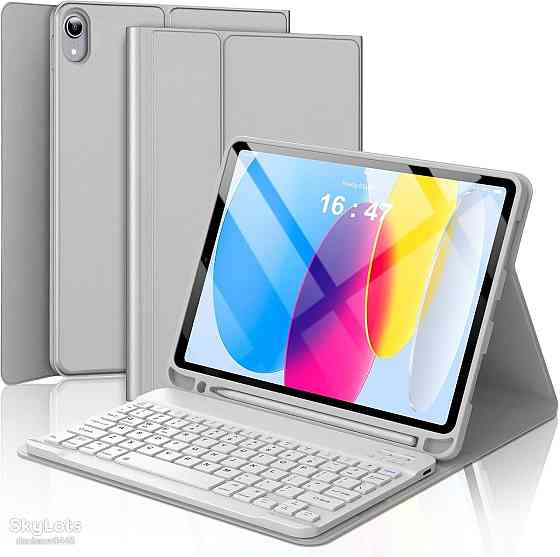 Чохол iPad 10,9 A2324 A2072 A2316 A2325 клавіатура Відсік стілус (сірий) Одеса