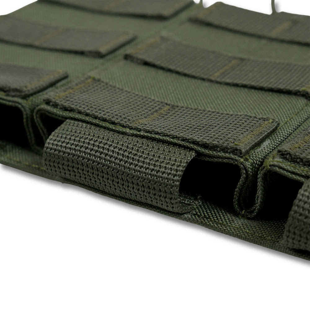 Зʼємна передня панель до плитоноски з підсумками під 3 магазини хакі Київ - фото 8