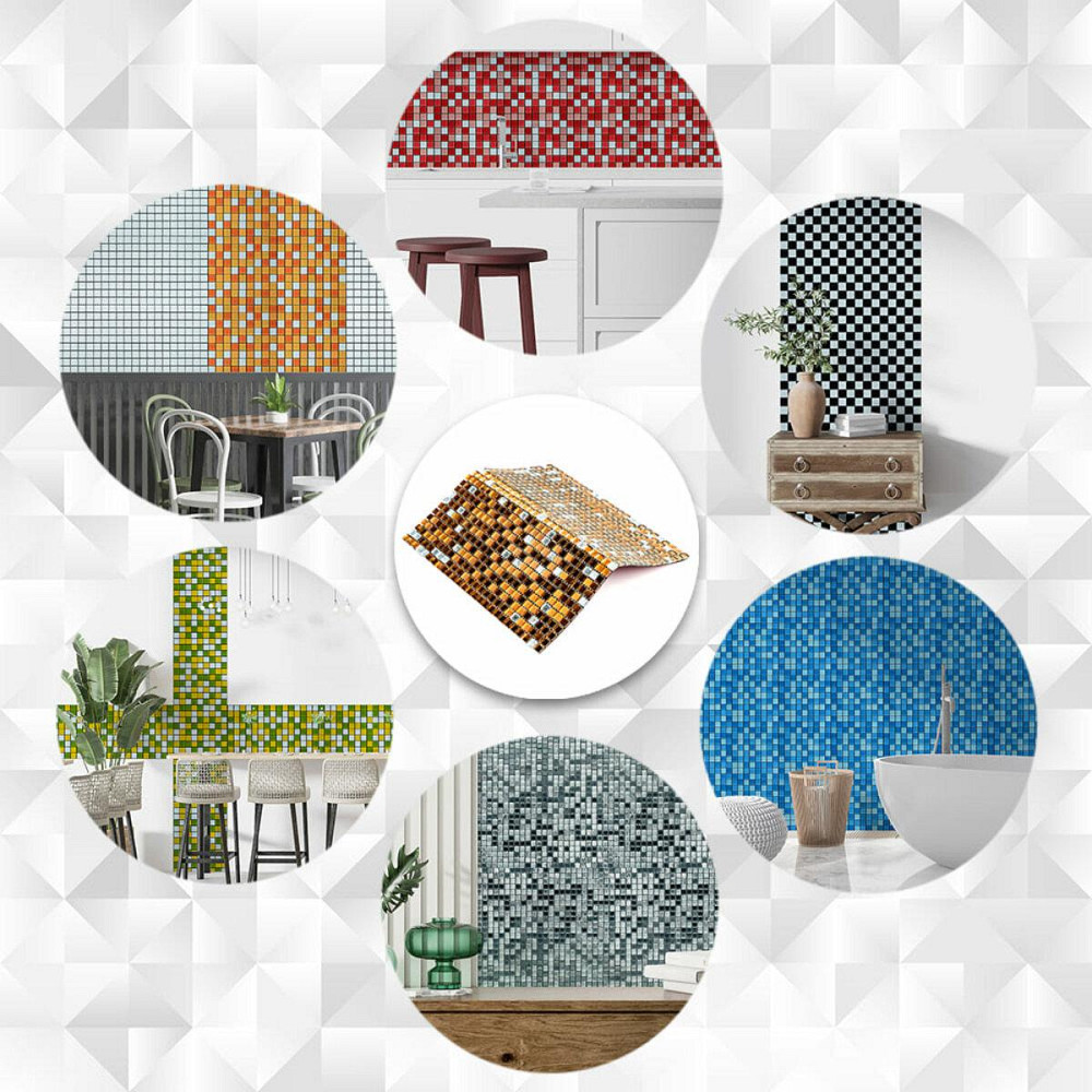 Дзеркальна мозаїка мідного кольору Київ - фото 6