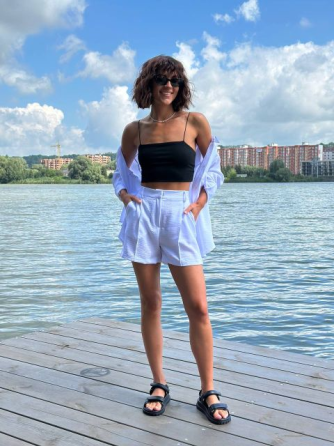 Костюм жіночий літній льон Білий M-L Харків