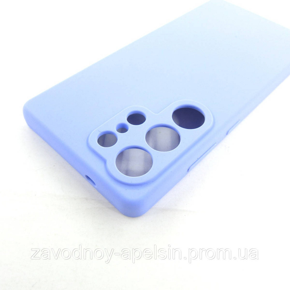 Samsung S25 Ultra S938 Чехол микрофибра Защита камеры (лиловый) Одесса - изображение 3