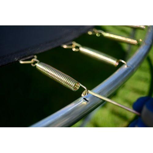 Батут Funfit 8ft (252см) синій з зовнішньою сіткою Киев - изображение 8