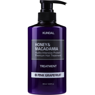 Маска для волосся Kundal Honey &amp; Macadamia Protein Hair Treatment Pink Grapefruit 500 мл (8809568740418) Вінниця - фото 1