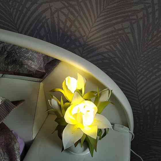 Світильник-нічник "Біла лілія" Дніпро