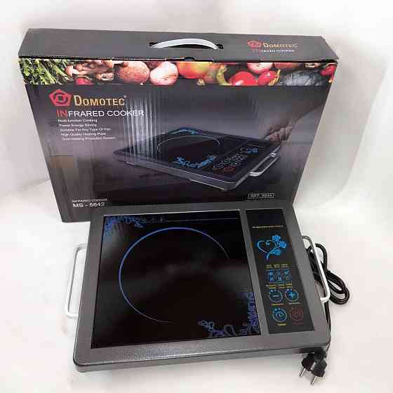 Плита на стол электрическая Domotec MS-5842 2000 Вт, Бытовая настольная плита для дома CJ-45 Львов