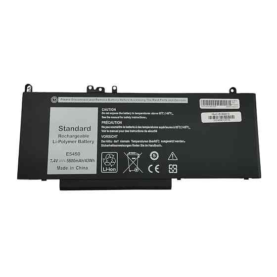 Аккумулятор для ноутбука Dell G5M10 Latitude E5450 7.4V Black 5800mAh OEM Вінниця