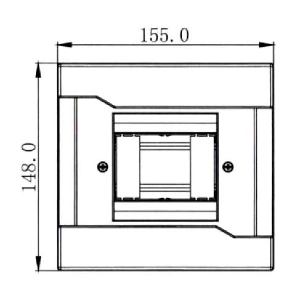 Бокс под автоматы внешней установки - 4 Модульный Lezard Харьков - изображение 2