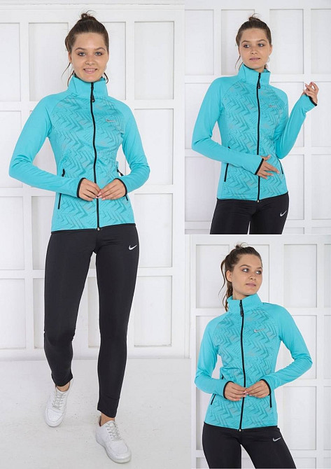 Женский спортивный костюм Nike W Nsw Essntl Pqe Trk Suit,производство Турции. Киев - изображение 4