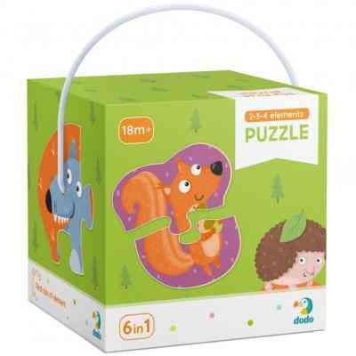 Пазл DoDo 2-3-4 елементи Лісові тварини (300195) Вінниця