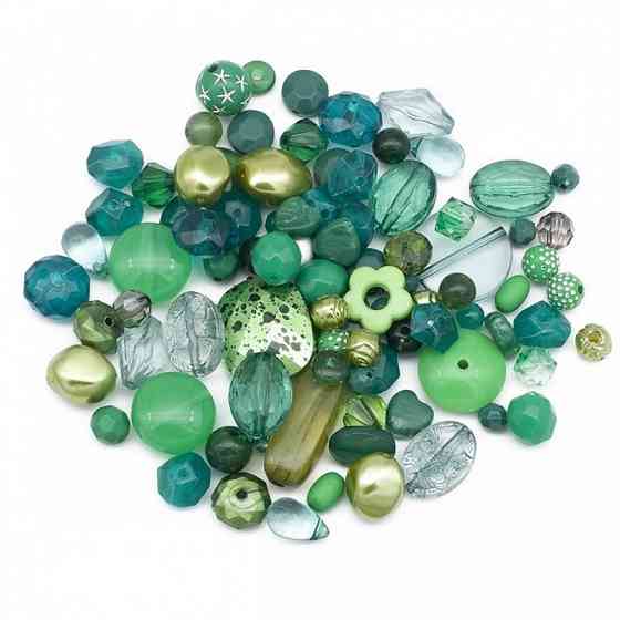 Декоративні намистинки для творчості Бомбей Dom Busin УТ100014221 в упаковці 110 шт Вінниця