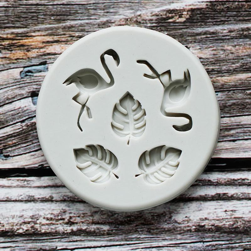 Молд силиконовый Фламинго 70 мм серый Киев - изображение 4