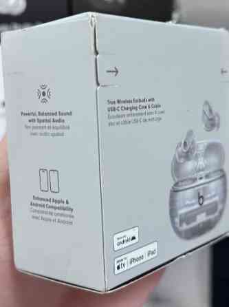 Наушники: TWS Beats by Dr, Dre Studio Buds+ Transparent MQLK3. Харьков