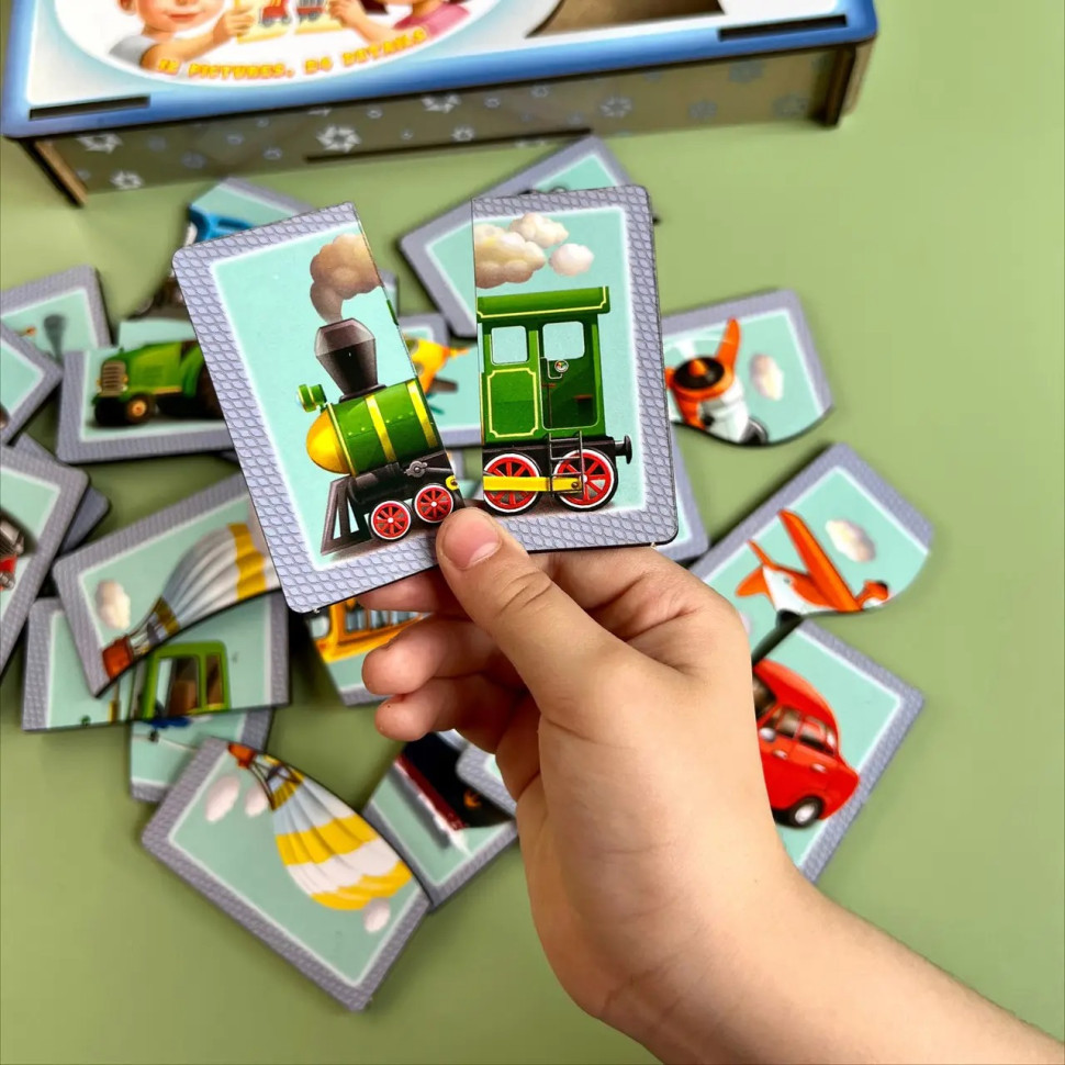 Настольная развивающая игра-пазл 