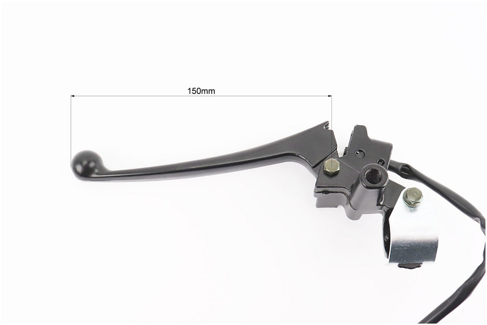 Важіль керма лівий (барабан. гальмо) з кріпленням в зборі, чорний Киев - изображение 3
