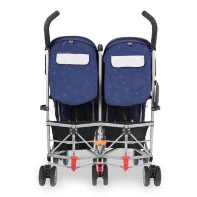 Коляска Maclaren Twin Triumph для двійні Blue/Silver (WM1Y120042) Вінниця