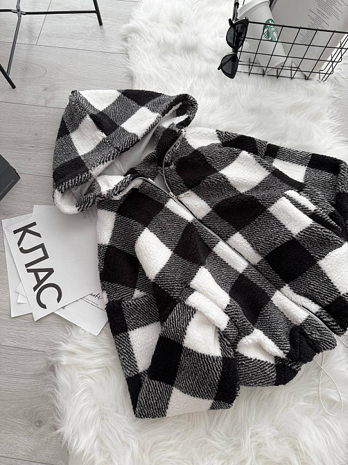 Женский стильный теплый бомбер подкладка тедди. Одесса - изображение 2