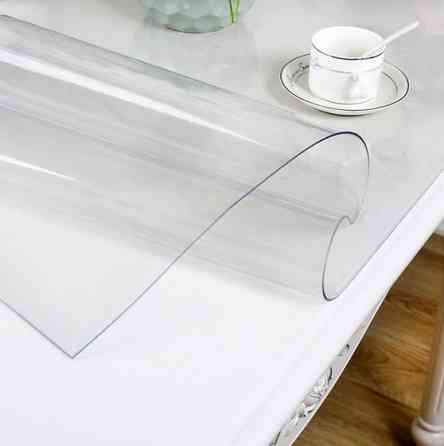 М'яке скло Силіконова скатертина на стіл Soft Glass Захист для меблів 1.5х1.0 м (Найвища якість) Вінниця