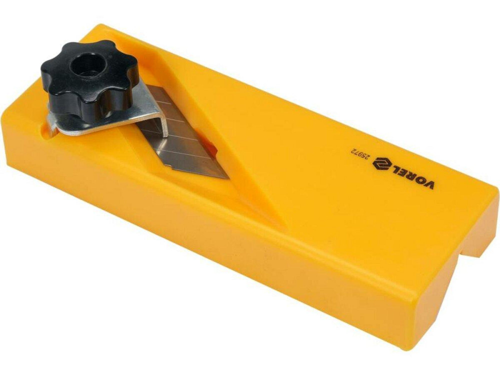 Рубанок крайковий за г/к плитами VOREL t = 18 мм, кут обробки 90° ABS пластиків, 155x54x45 мм [50] Одеса - фото 1
