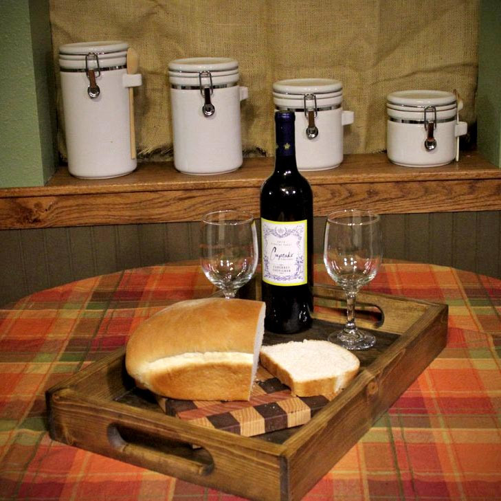 Піднос дерев'яний "Спа 48х31" капучино Миколаїв - фото 1