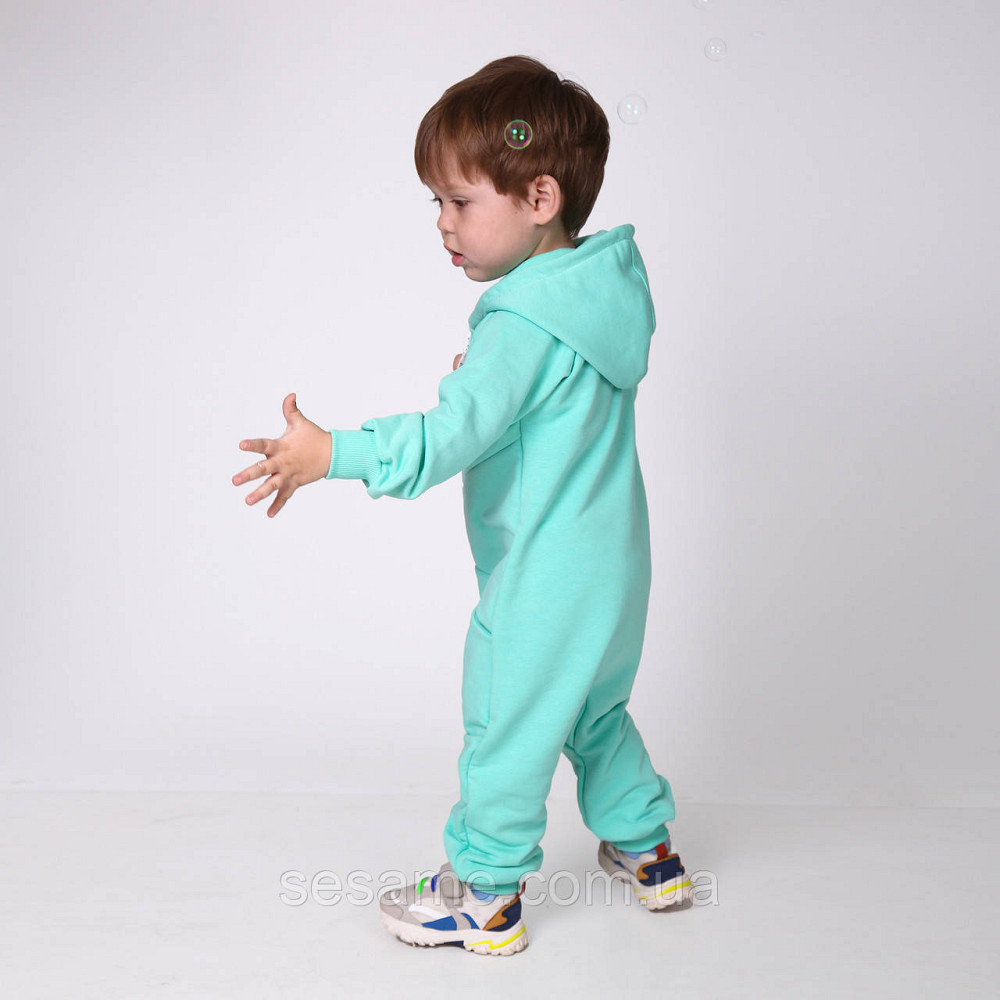 Комбінезон трикотажний ромпер Драйв М'ятний Харків - фото 4