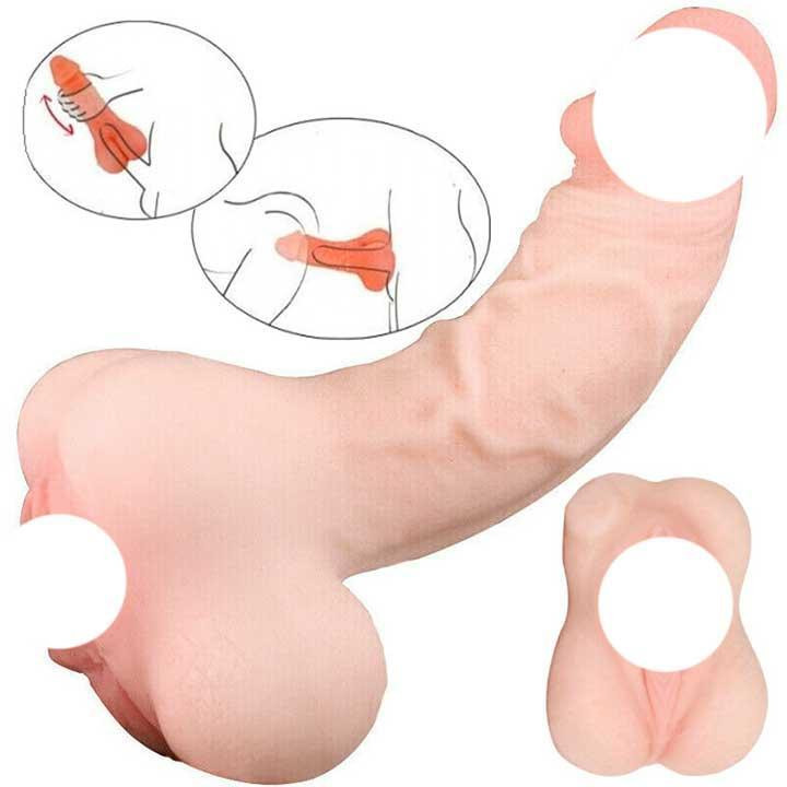 Мастурбатор — насадка на пеніс 2 в 1 Вінниця - фото 5