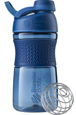 Шейкер спортивний (пляшка) BlenderBottle SportMixer Twist 20oz/590ml Navy (Original) Кам'янське