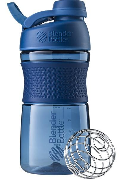Шейкер спортивний (пляшка) BlenderBottle SportMixer Twist 20oz/590ml Navy Каменское - изображение 2