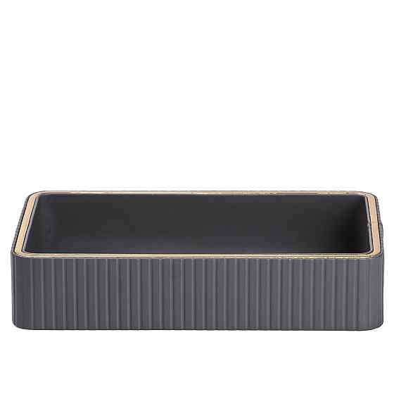 Серветниця на стіл з еко-шкіри 25 х 15.5 х 5 см Сірий HP9900G Коломия