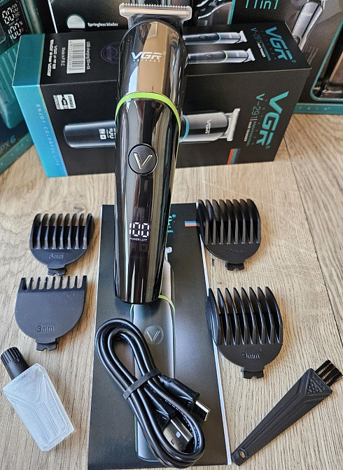 Машинка для голови  триммер VGR 291 тример бороди. Харків - фото 5