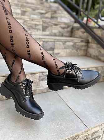 ЭФА Туфлі жіночі EFA T29 чорні (весна-осінь, шкіра натуральна) (3165) Коломыя