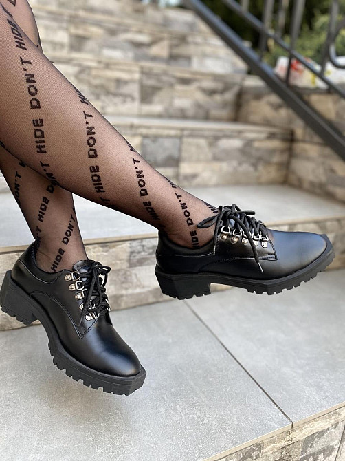 ЭФА Туфлі жіночі EFA T29 чорні (весна-осінь, шкіра натуральна) (3165) Коломыя - изображение 2