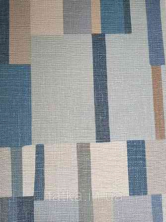 Шпалери вінілові на флізелін Sirpi AltaGamma Home 3 геометрія смуги різні сині, голубі, бежеві Київ