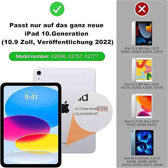 Клавиатурный чехол для iPad 10th/11th Gen 10.9/11