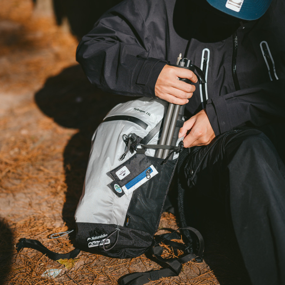 Рюкзак ультралегкий Naturehike CNK2300BB012, 15 л, білий Киев - изображение 11