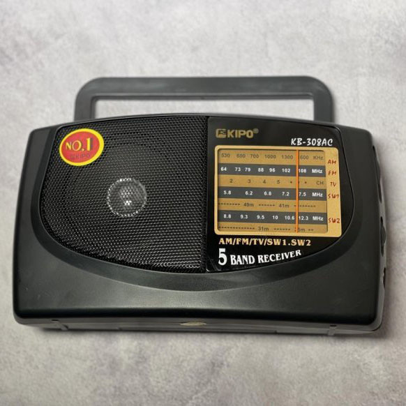 Всехвильовий радіоприймач з телескопічною антеною KIPO, Радіоприймач від 220 Всехвильовий HX-66 Львів - фото 9