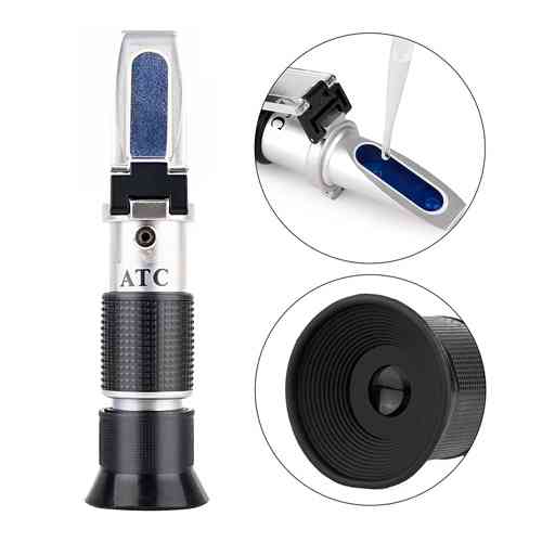 Рефрактометр для цукру соку вина, тестер цукристості 0-32% Brix АТС RZ113 Вінниця