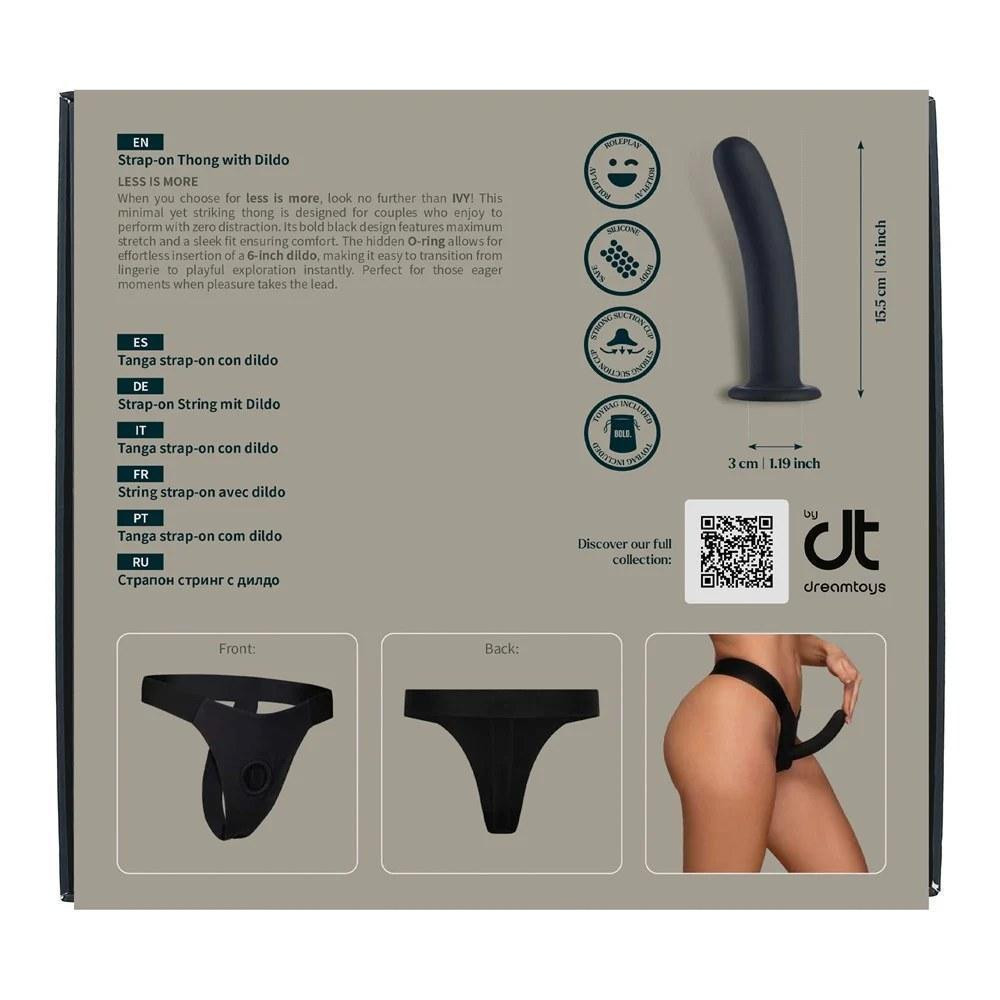 Страпон на трусиках Dream Toys Bold, чорний, 12,7 см Sex Aura Київ - фото 9