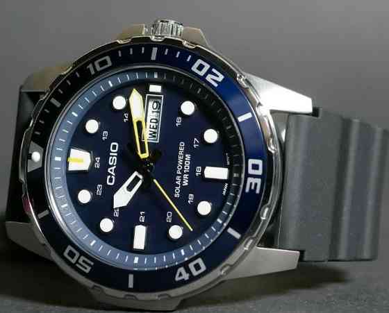 Casio MTP-S110L-2AV Solar Navy 47mm. Киев
