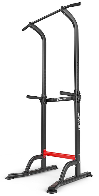 Силова станція HS-1012K тренувальна станція з турніком для підтягувань і ручками для французьких і шведських віджимань Київ - фото 6