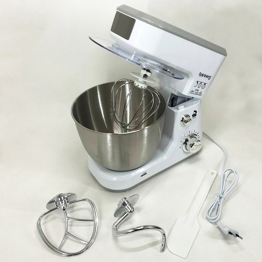 Безшумний кухонний комбайн, Міксер для приготування крему і соусів, Кухонний тістомісильник з насадками HL-41 Івано-Франківськ - фото 8