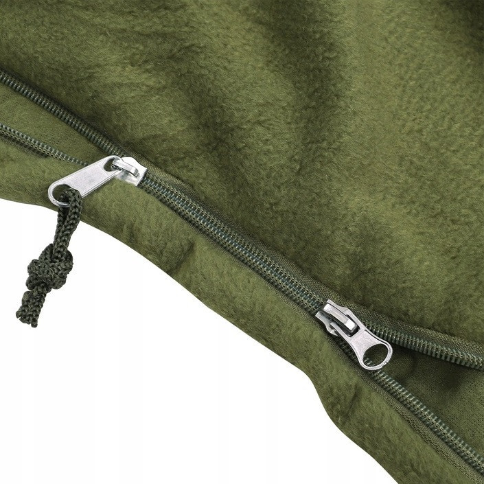 Універсальний флісовий утеплювач для спального мішка з чохлом Mil-Tec від Sturm (14114001) Olive Нововолинськ - фото 8